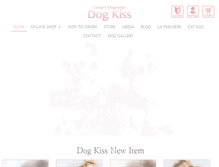 Tablet Screenshot of dog-kiss.com